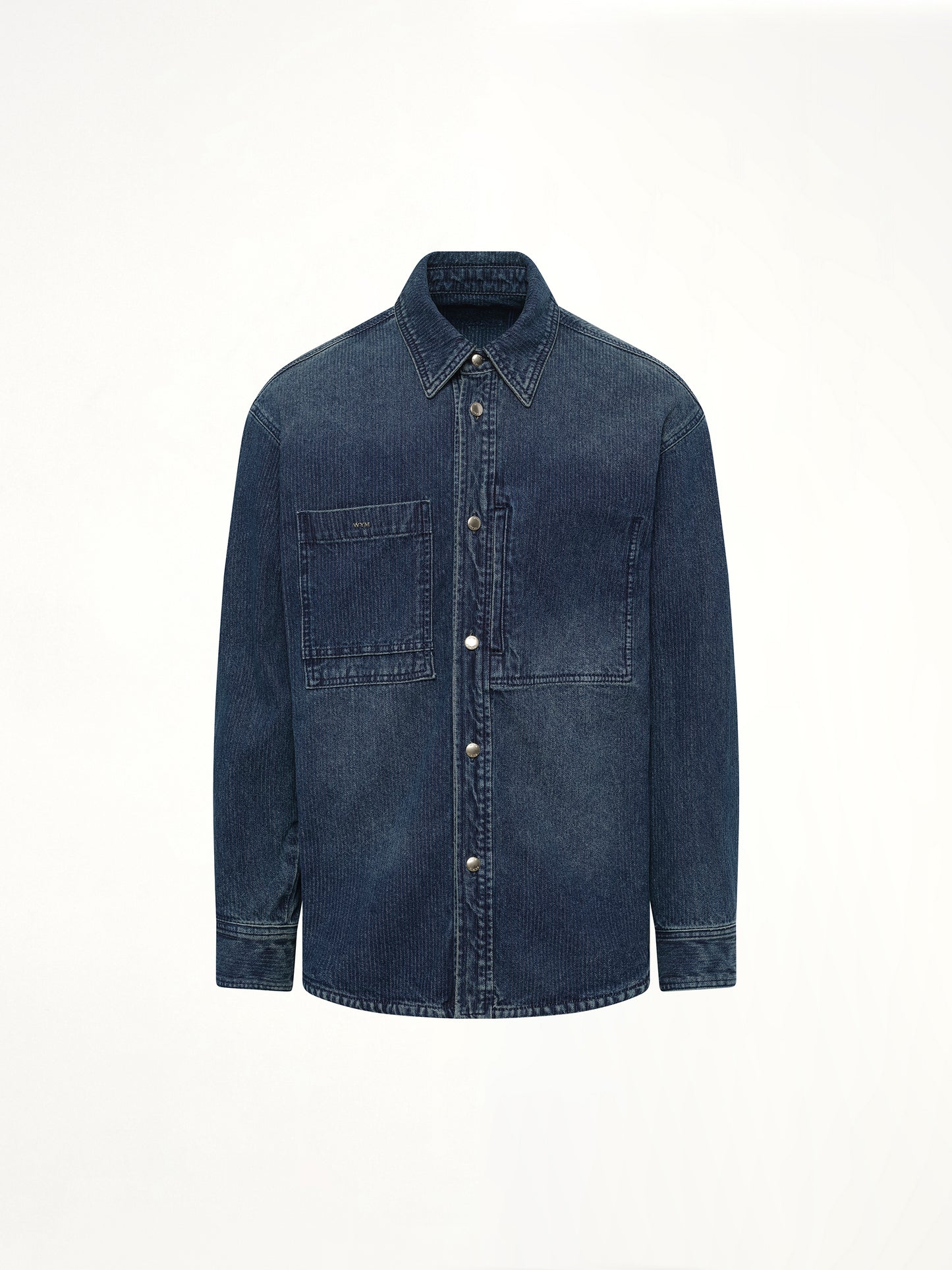 Logo Denim Shirt in Blue