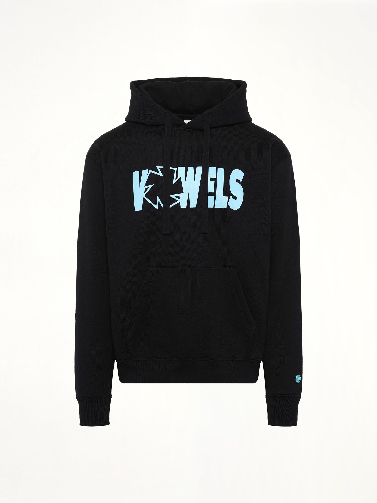 Icon Spell Out Hoodie in Black