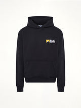 International Racing Logo Hoodie in Vintage Black