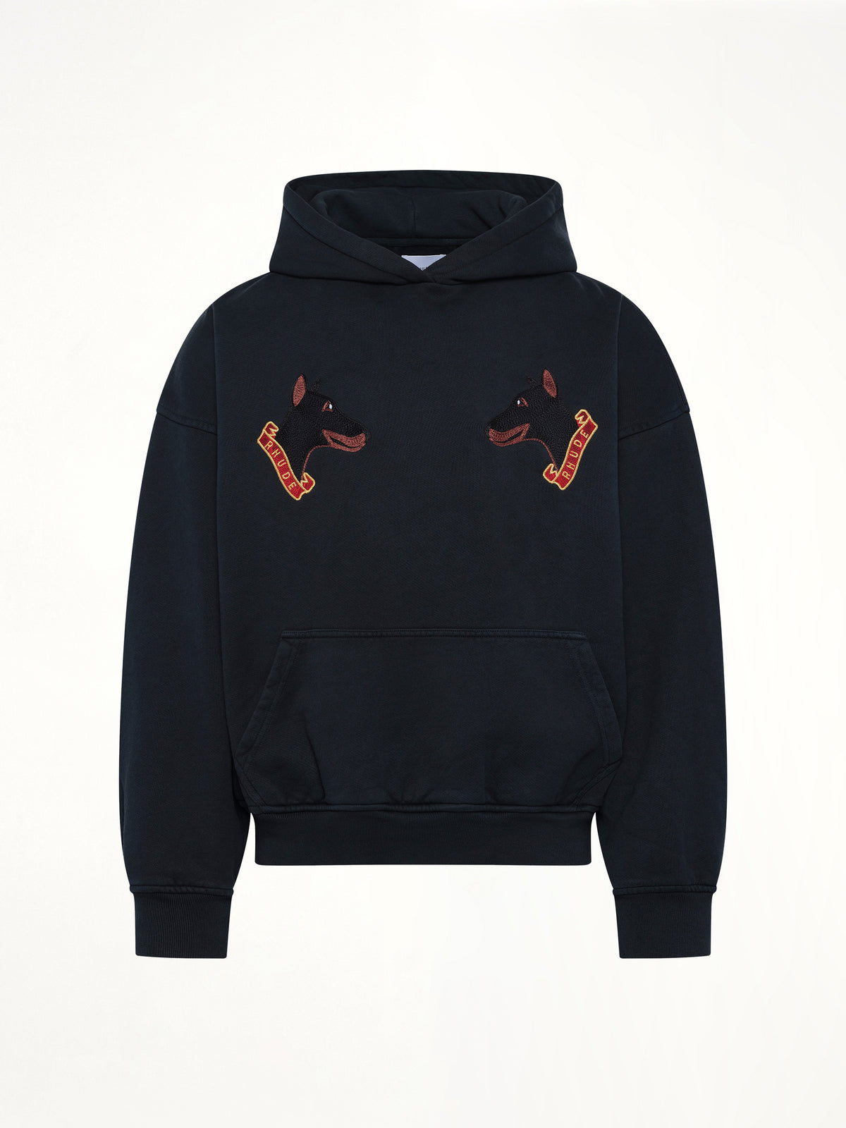London Hound Hoodie in Vintage Black