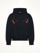 London Hound Hoodie in Vintage Black