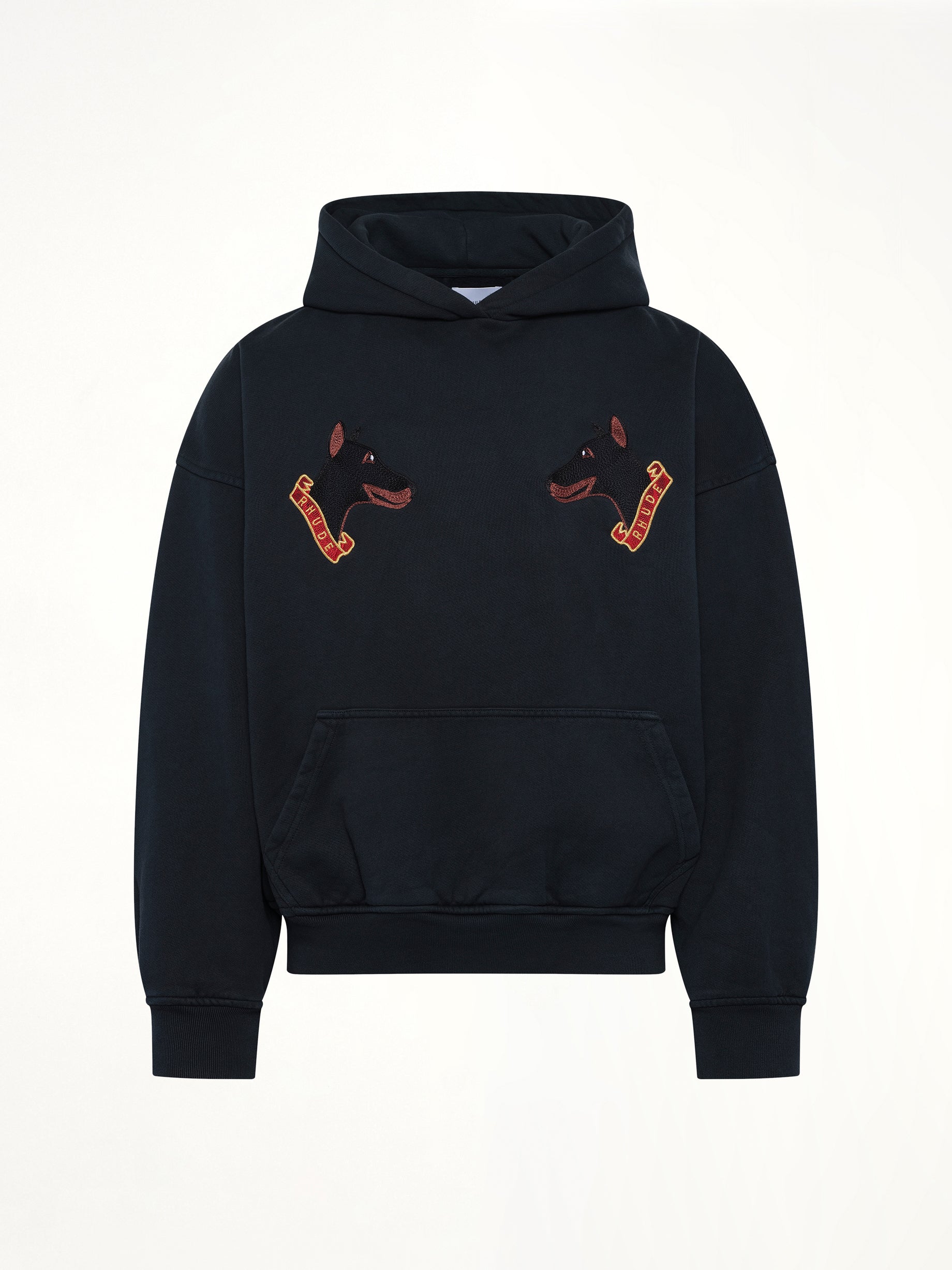 London Hound Hoodie in Vintage Black