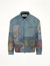 Zip Up Jacket in Cezanne