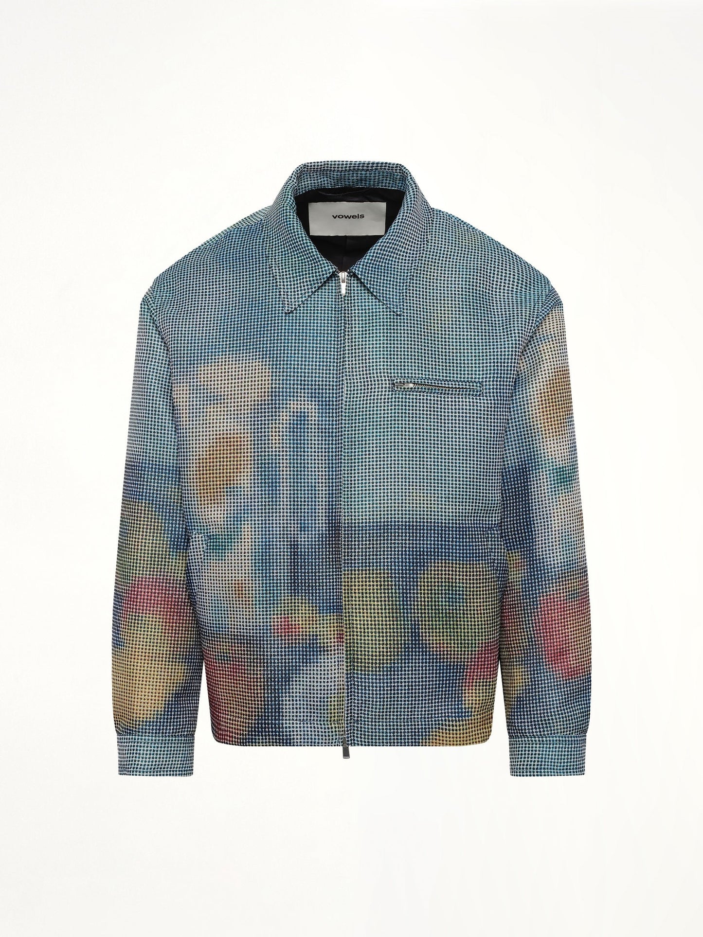 Zip Up Jacket in Cezanne