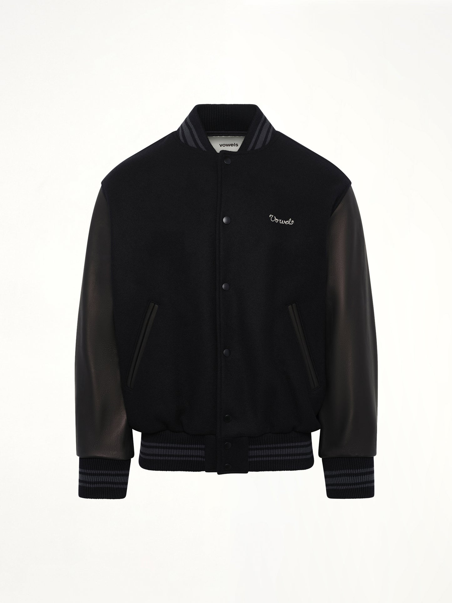 Varsity Jacket in Black