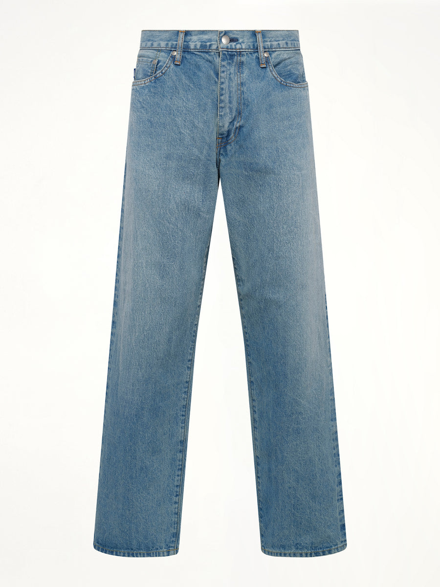 Baggy Fit Denim in Stonewashed Indigo