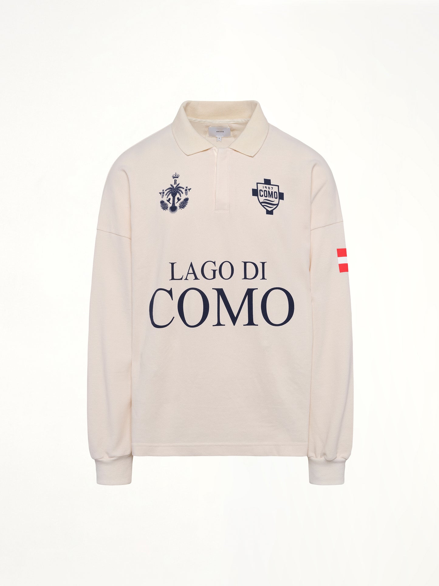 FC Como Pique Polo in White