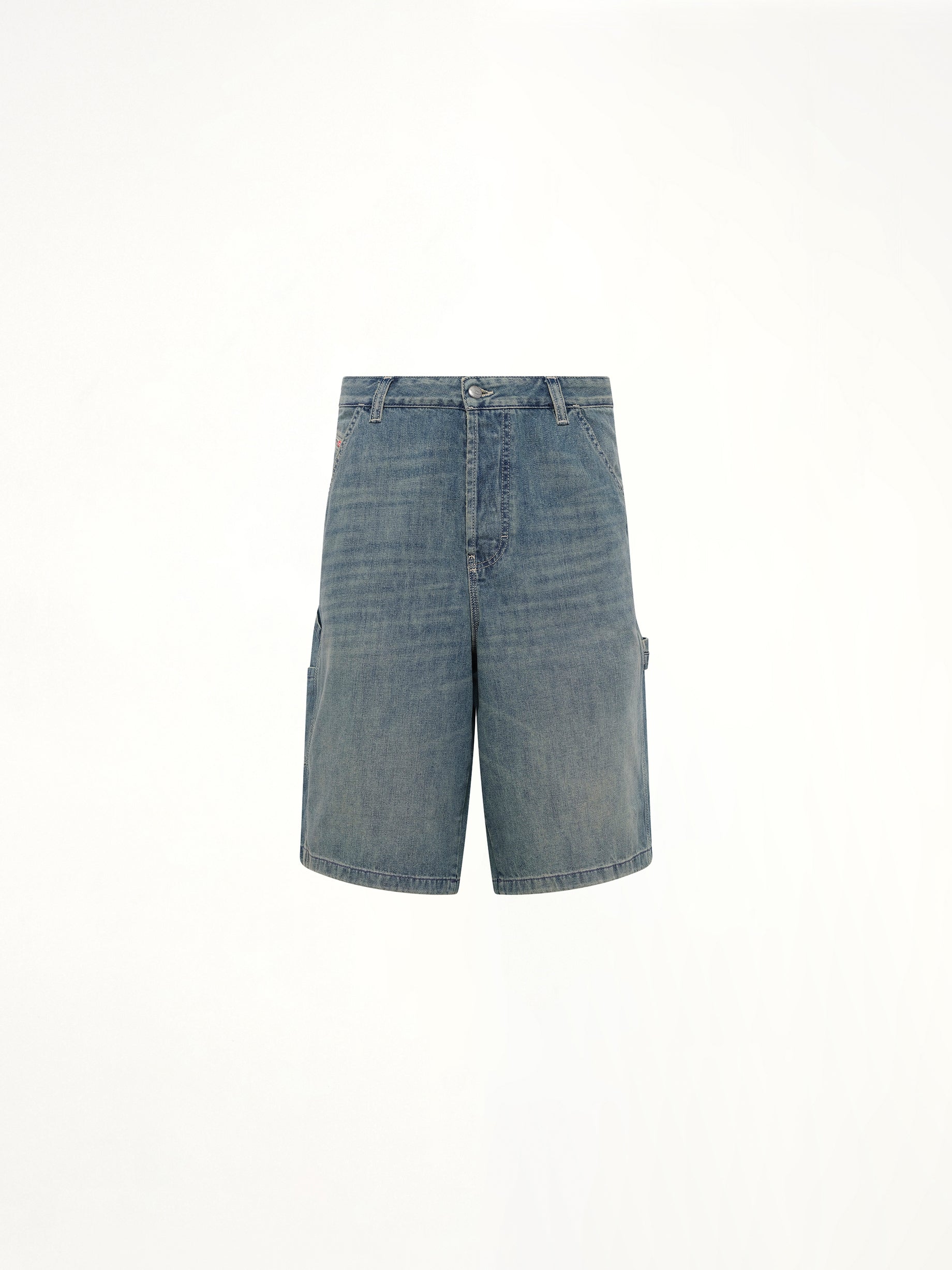 D-LIVERY-W-SHORT 라이트 블루 데님 쇼츠