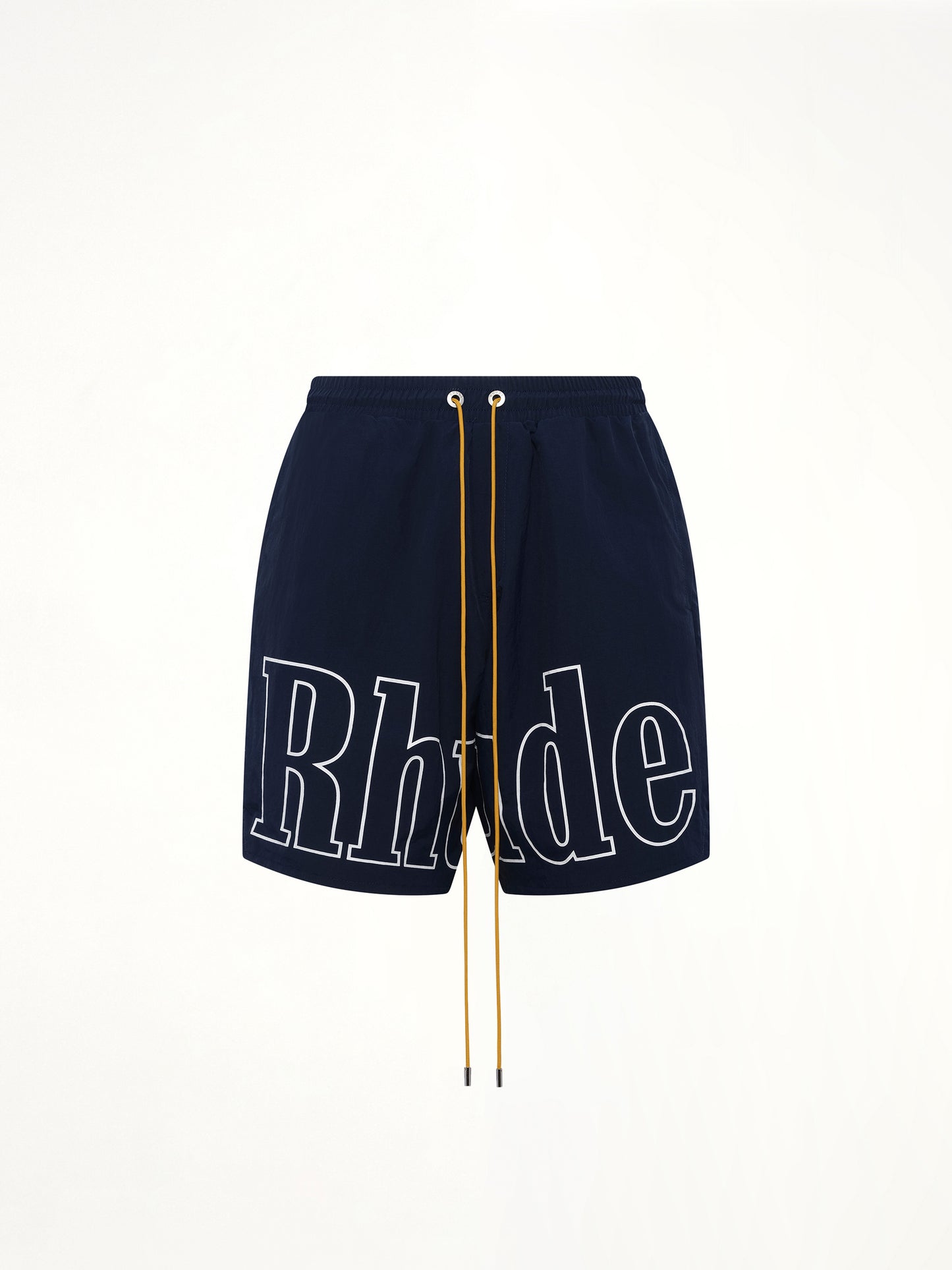 Rhude Logo Shorts in Navy