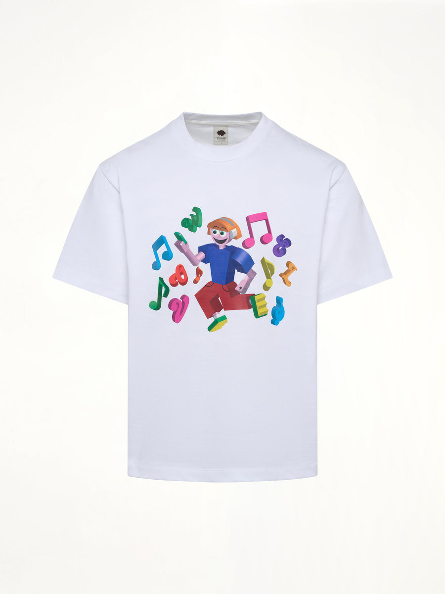 3D T-Shirt in White