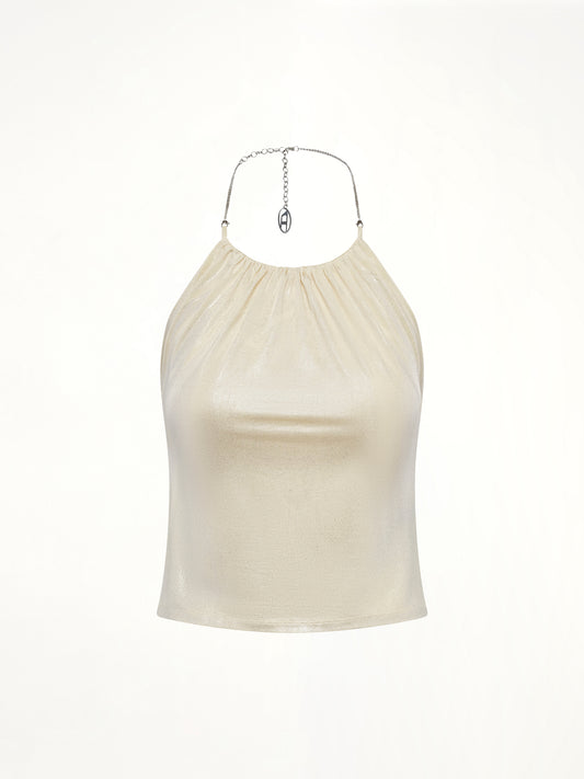T-IRENI Top in Ivory
