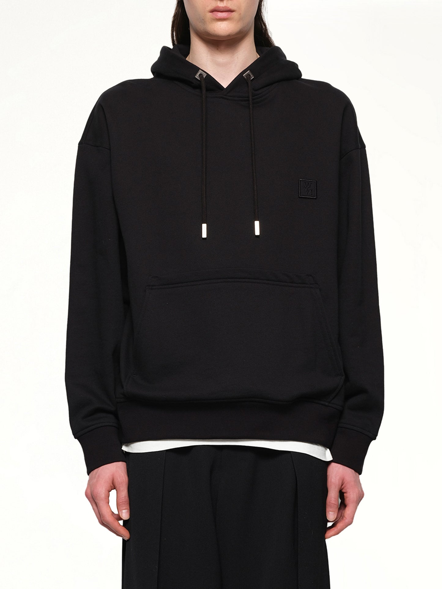 Flower Petal Hoodie in Black