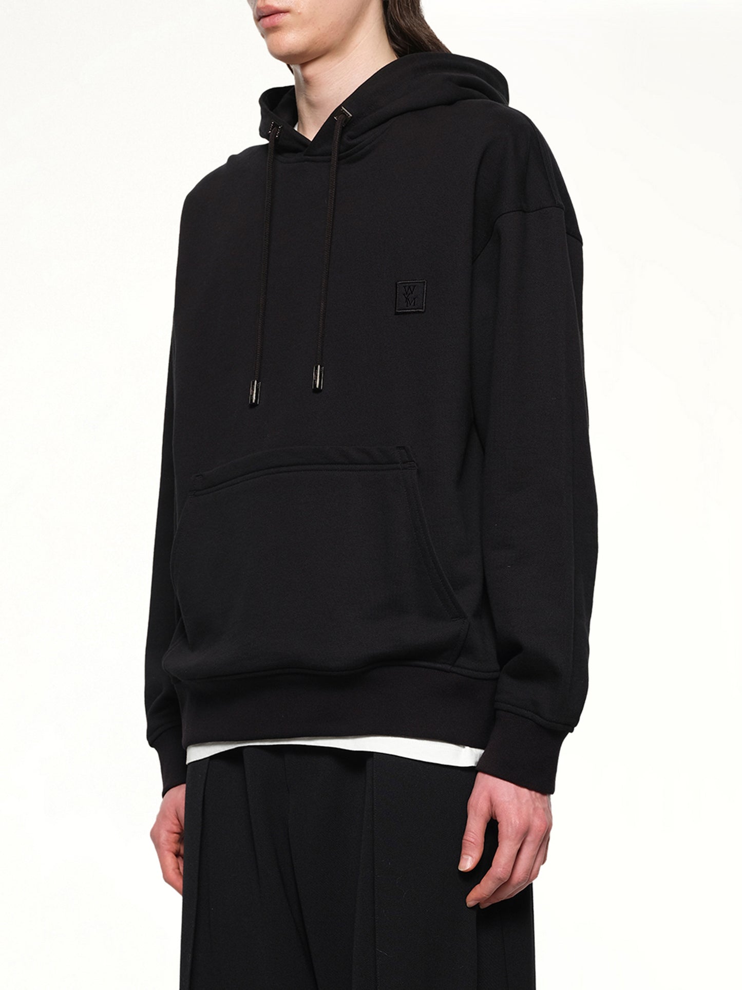 Flower Petal Hoodie in Black
