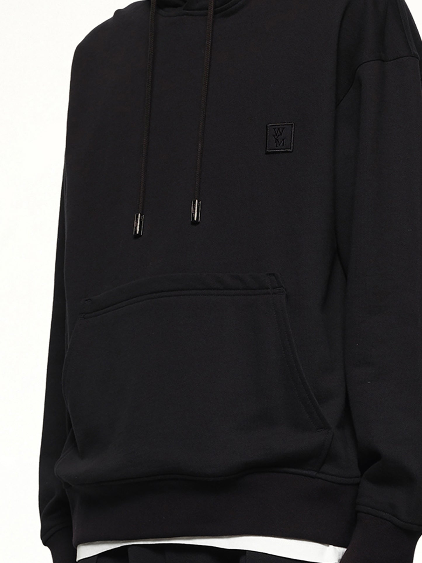 Flower Petal Hoodie in Black