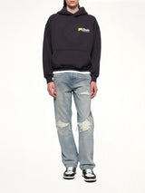 International Racing Logo Hoodie in Vintage Black