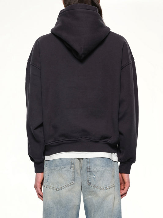 International Racing Logo Hoodie in Vintage Black