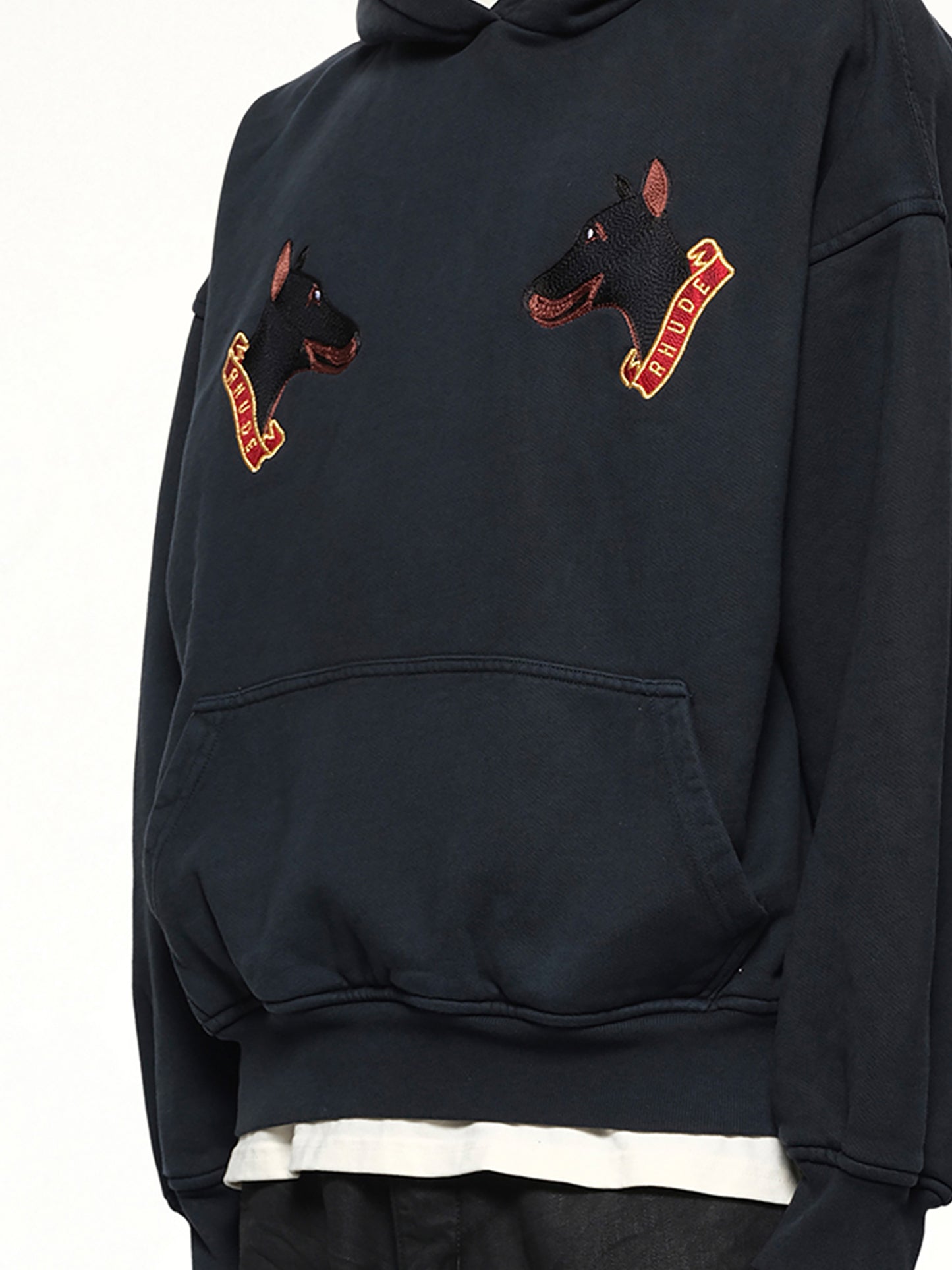London Hound Hoodie in Vintage Black