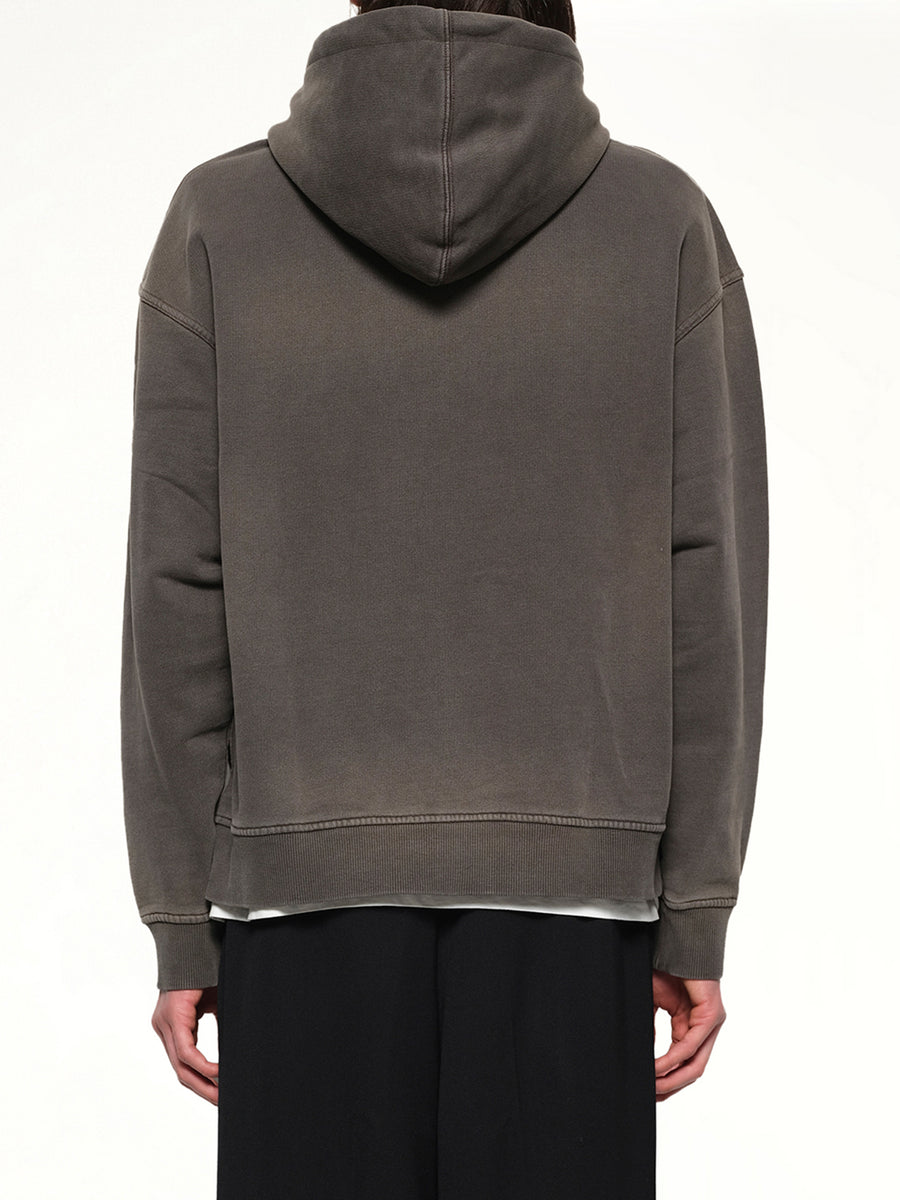 Print Hoodie in Mud
