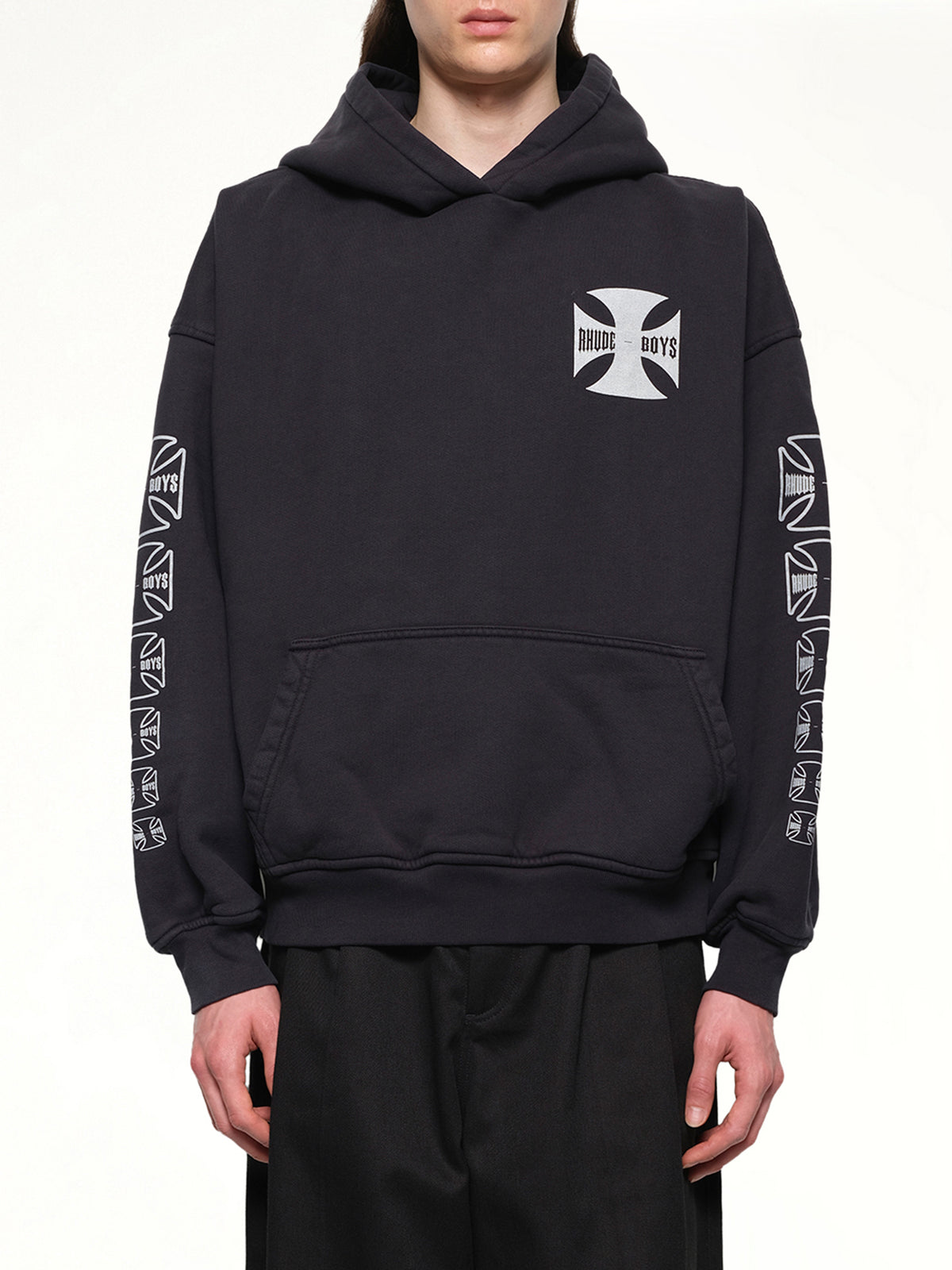 Rhude ボーイズ フーディ ヴィンテージ ブラック