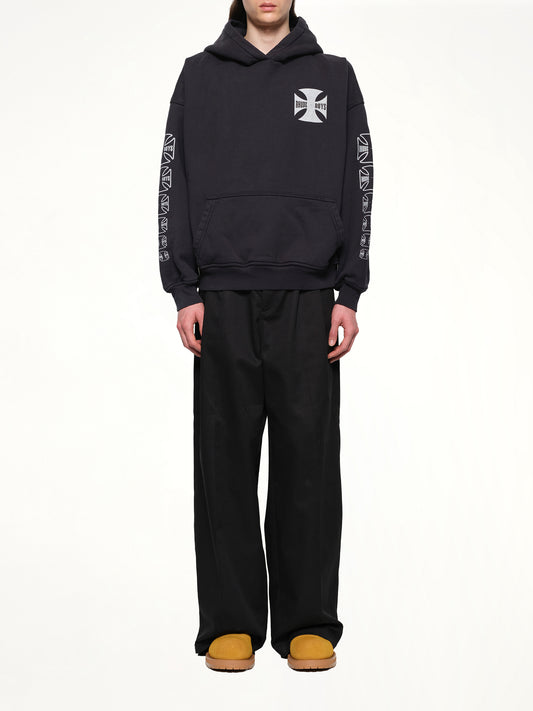 Rhude Boys Hoodie in Vintage Black