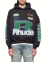 Roadway Racing Hoodie in Vintage Black