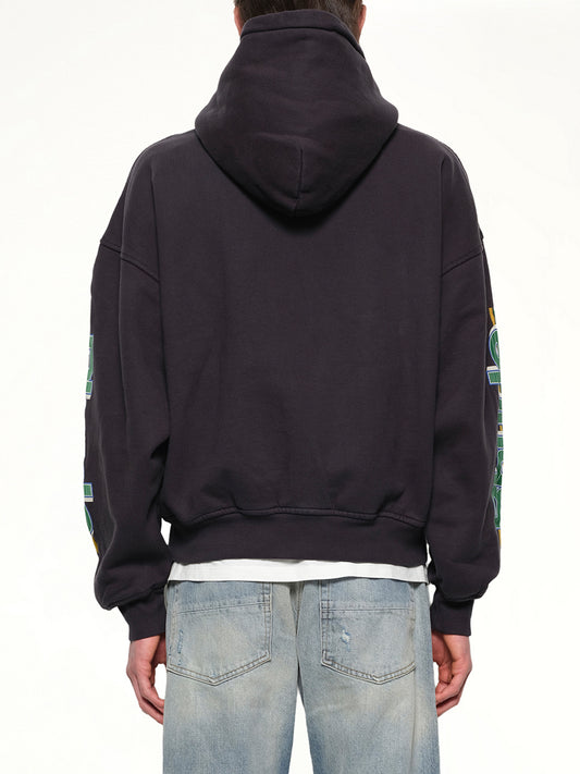 Roadway Racing Hoodie in Vintage Black