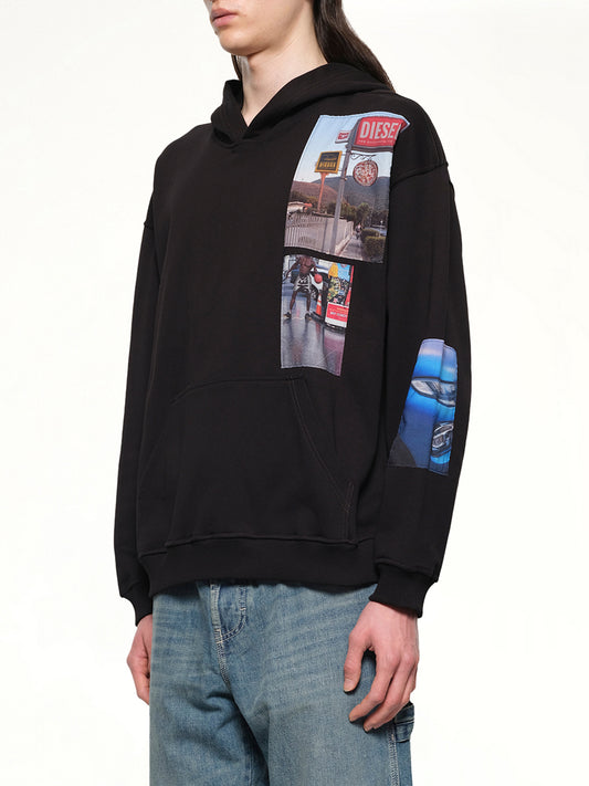 S-BOXT-HOOD-T6 Hoodie in Black