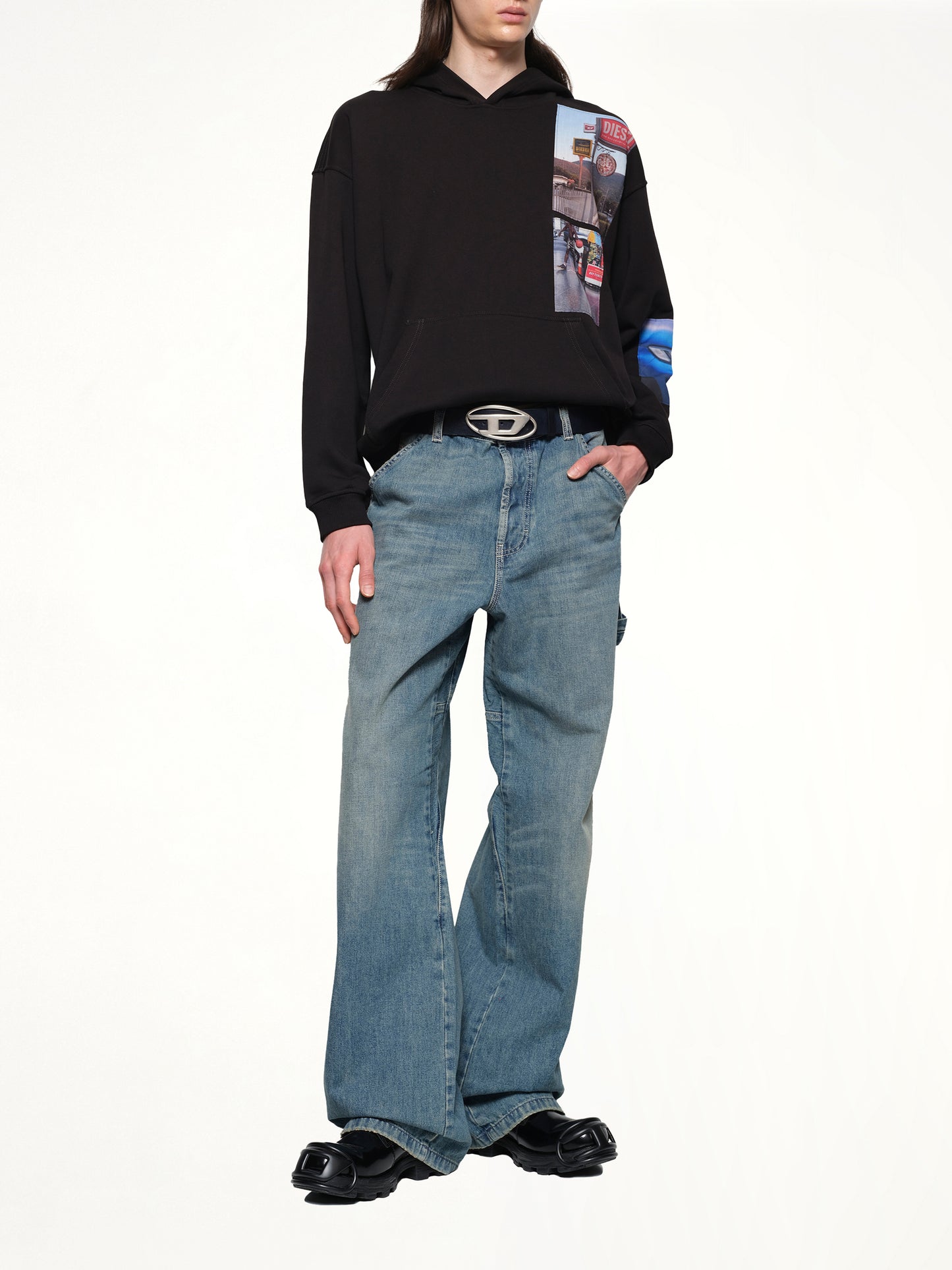 S-BOXT-HOOD-T6 Hoodie in Black