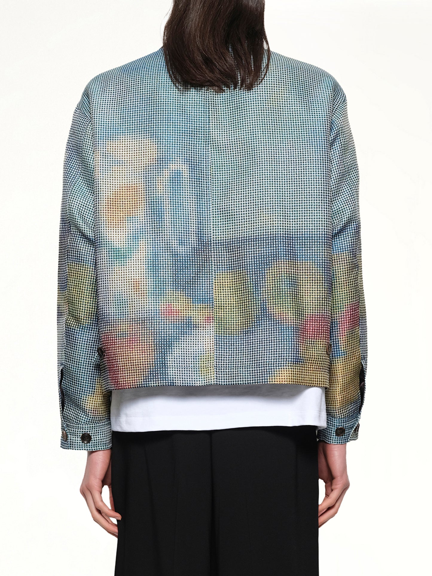 Zip Up Jacket in Cezanne