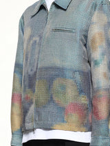 Zip Up Jacket in Cezanne