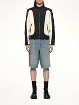 J-BLINK-WRD Jacket in Black/White