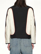 J-BLINK-WRD Jacket in Black/White