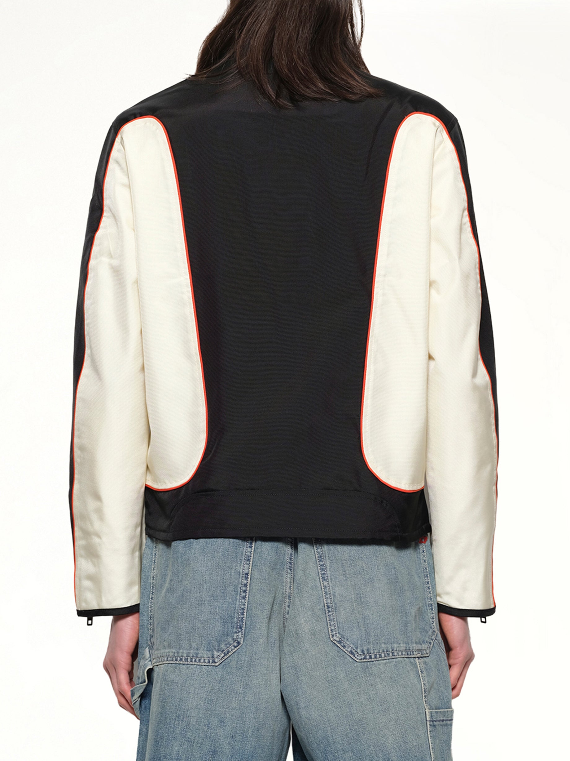 J-BLINK-WRD Jacket in Black/White