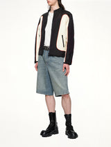 J-BLINK-WRD Jacket in Black/White