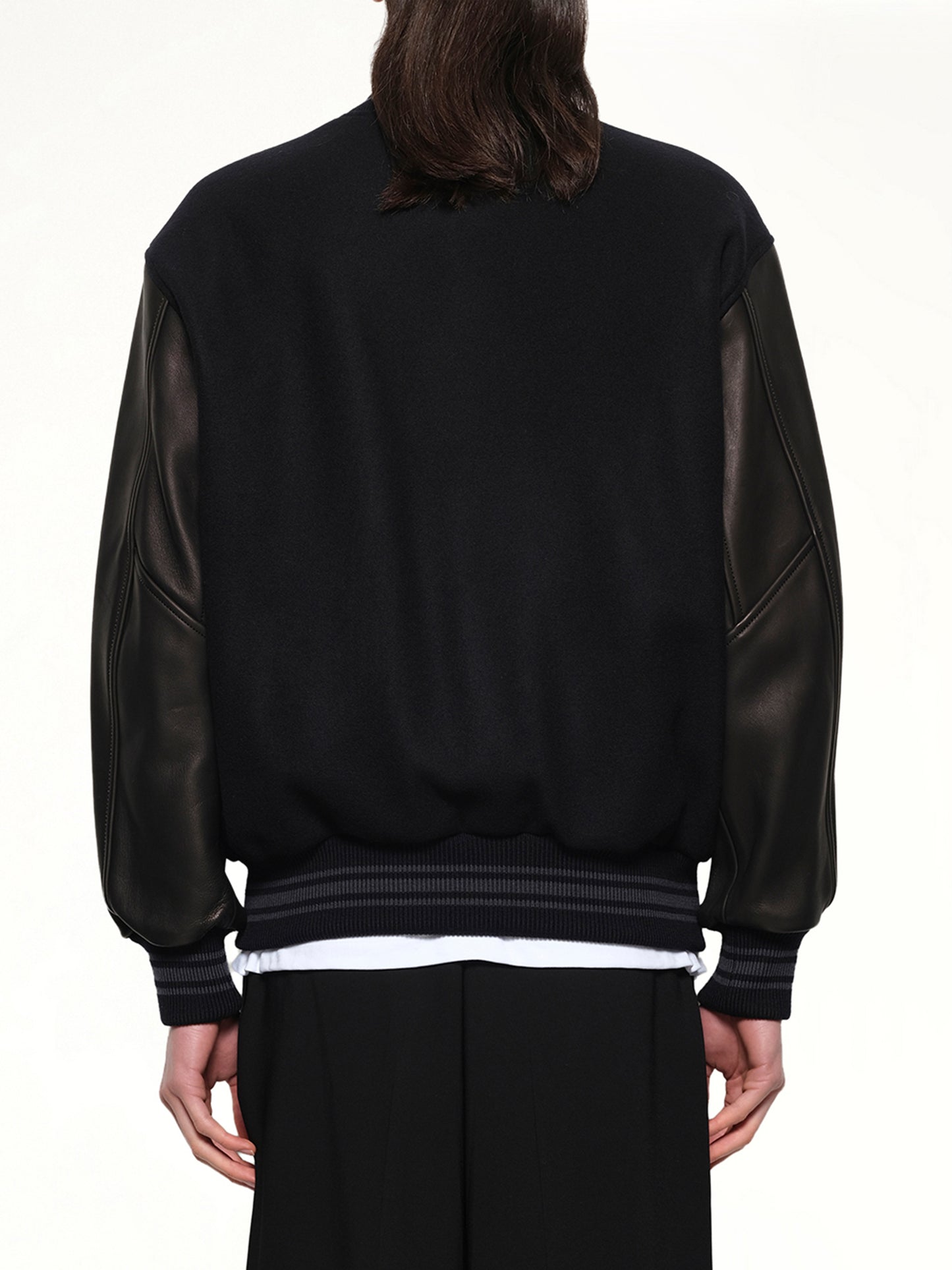 Varsity Jacket in Black