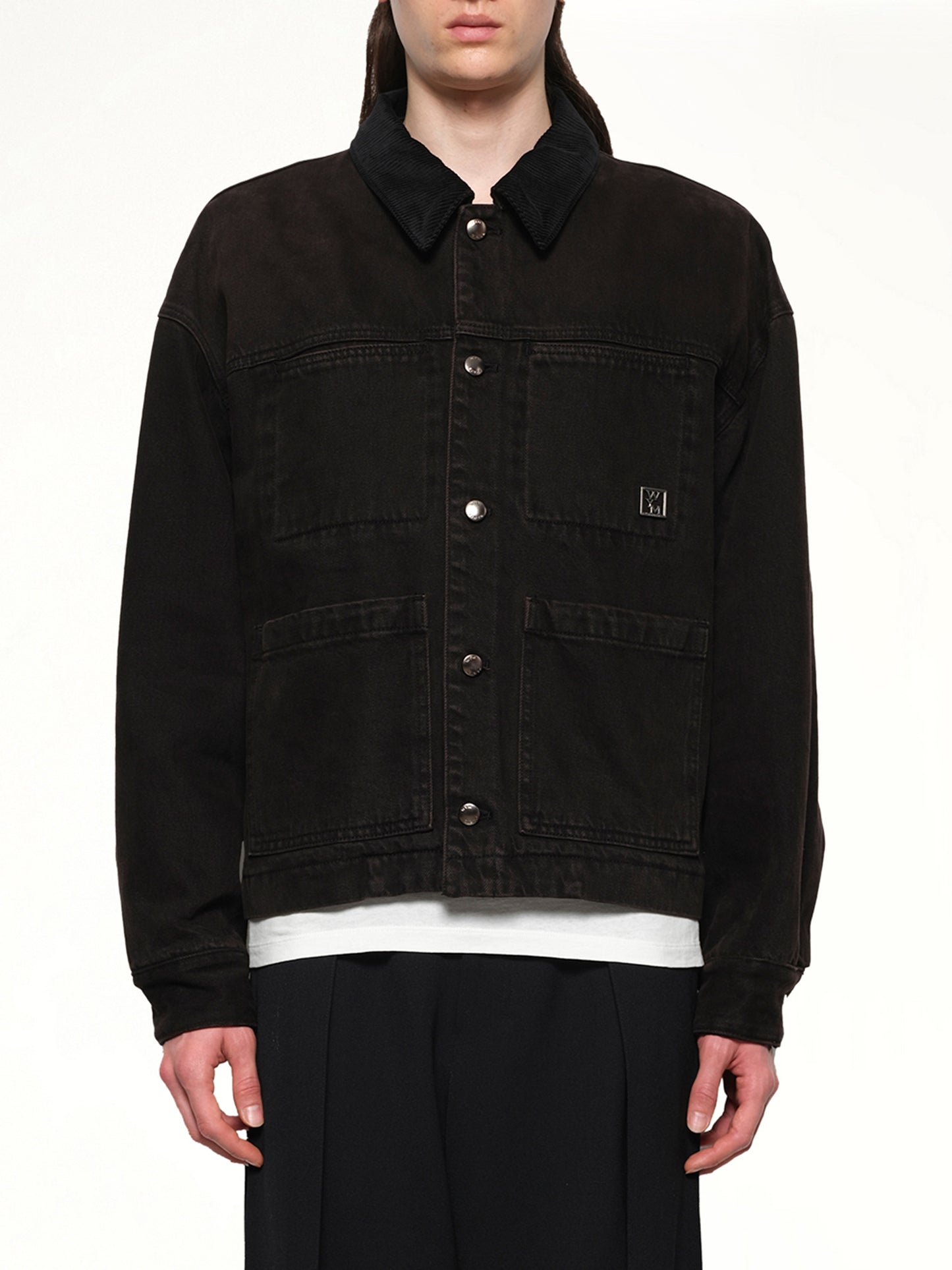 Denim Work Jacket in Mud