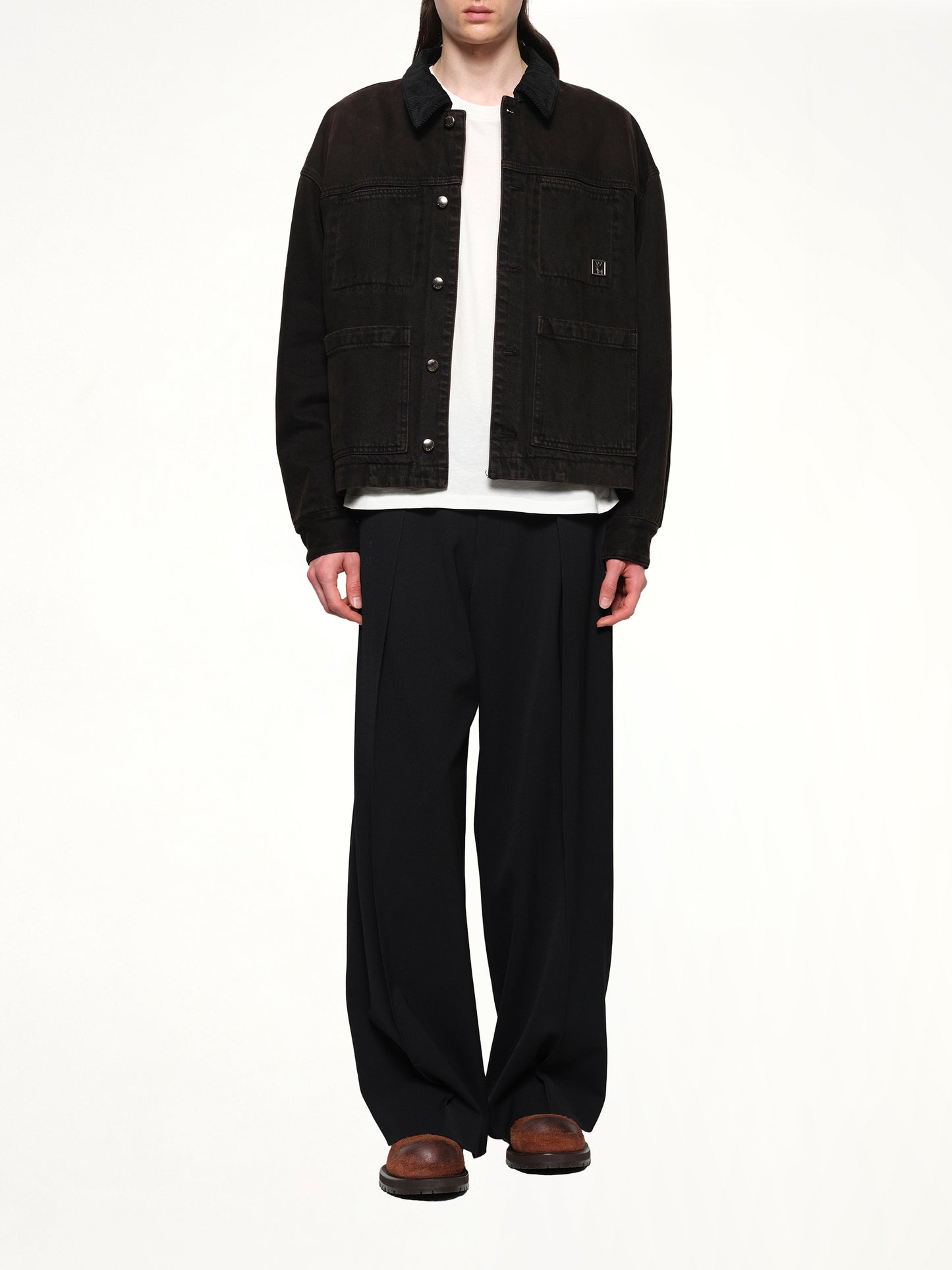 Denim Work Jacket in Mud