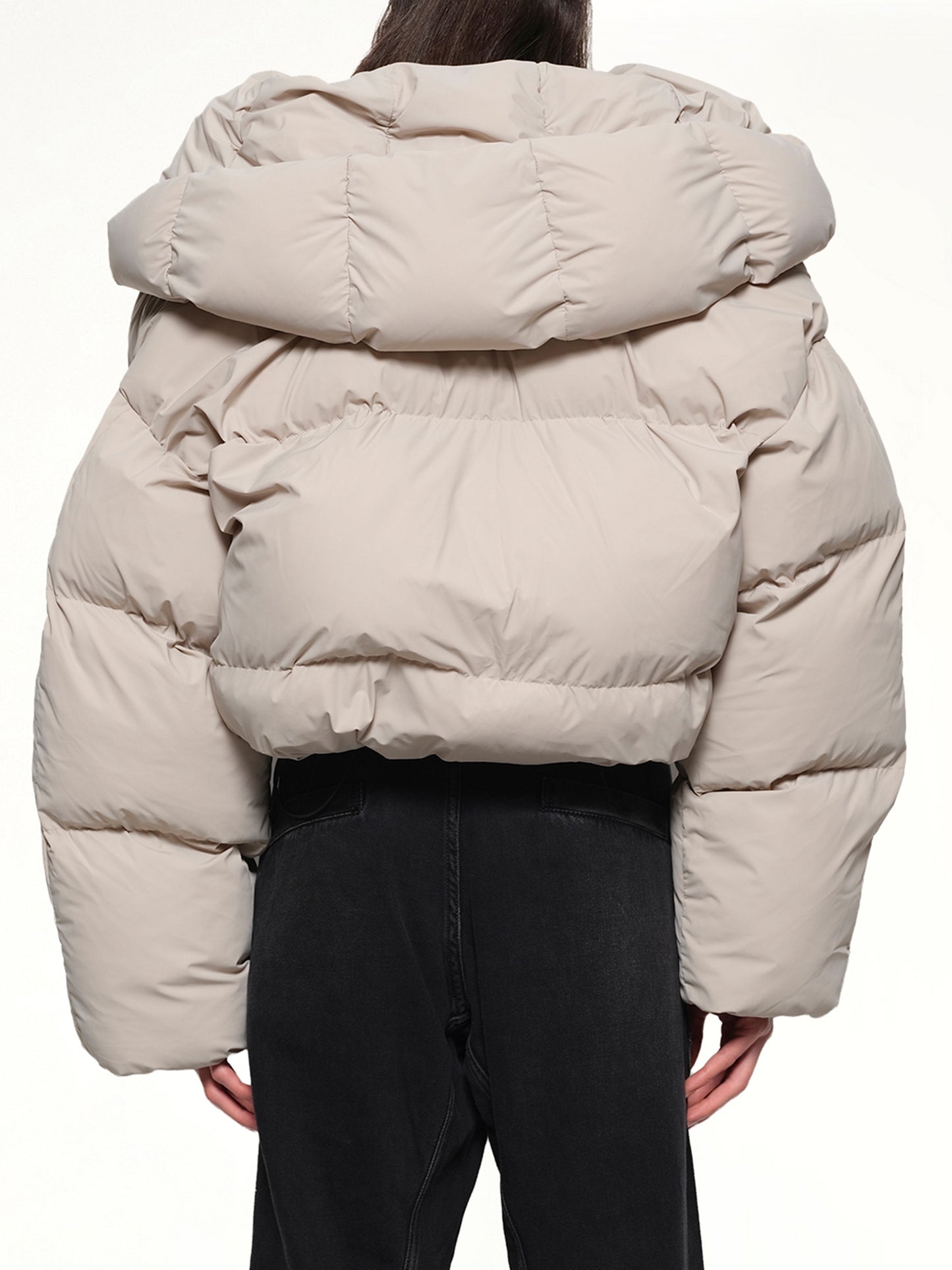 J-SCOTTS Padded Down Jacket in Beige