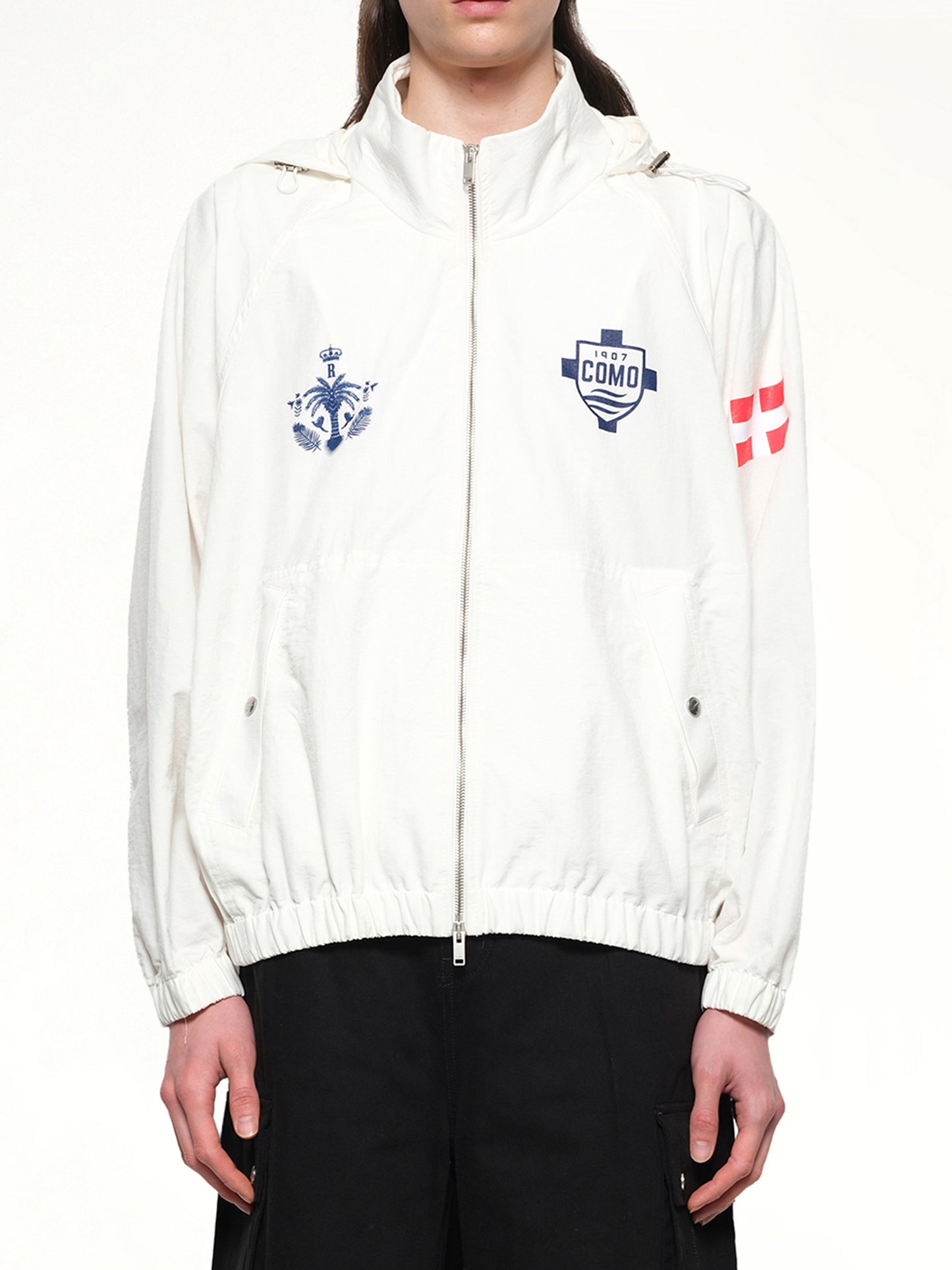 FC Como Track Jacket in White
