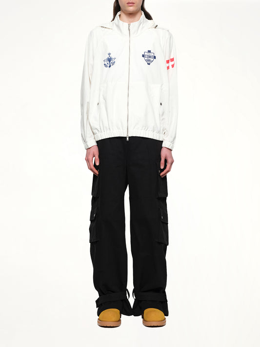 FC Como Track Jacket in White