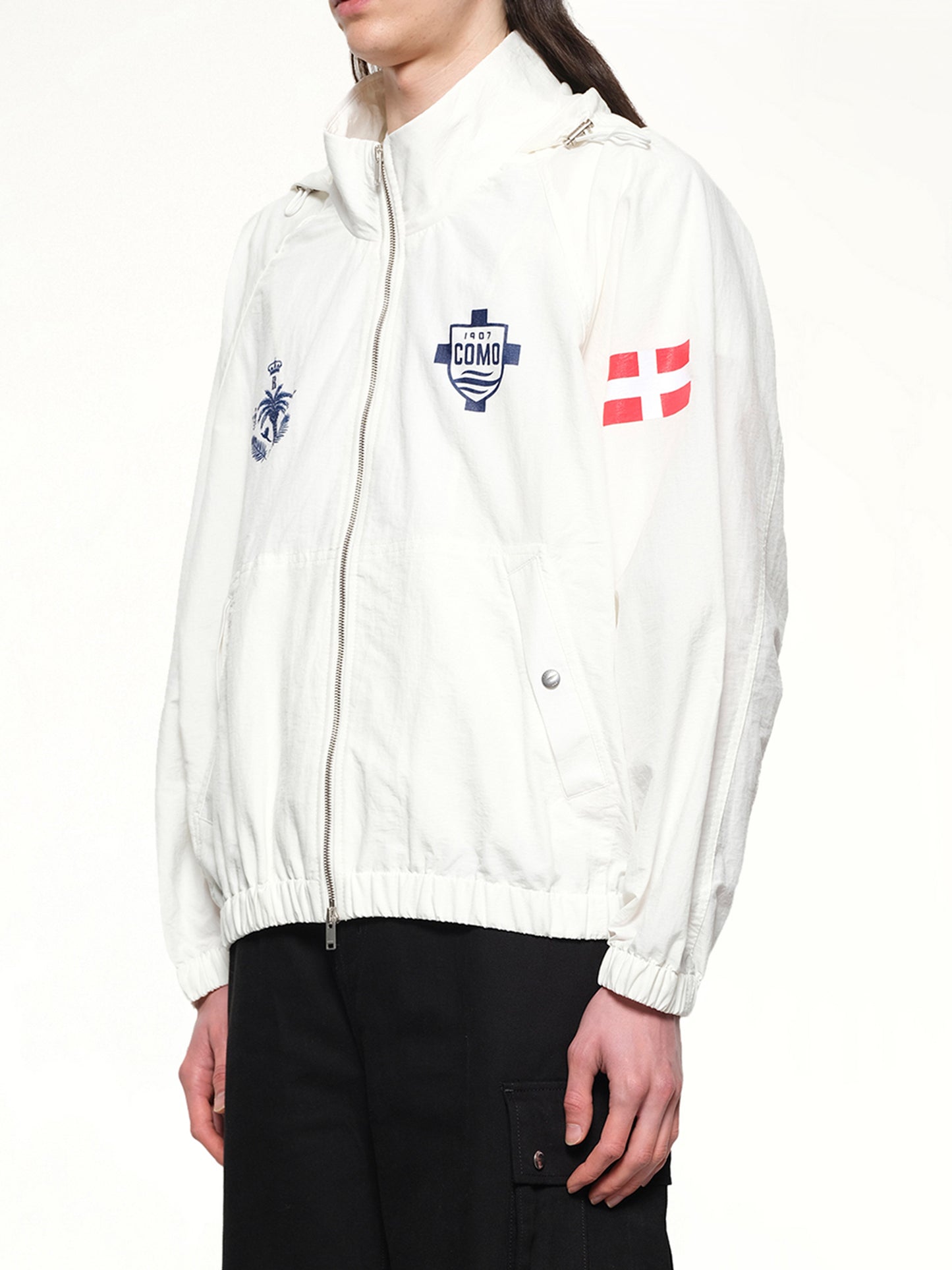 FC Como Track Jacket in White