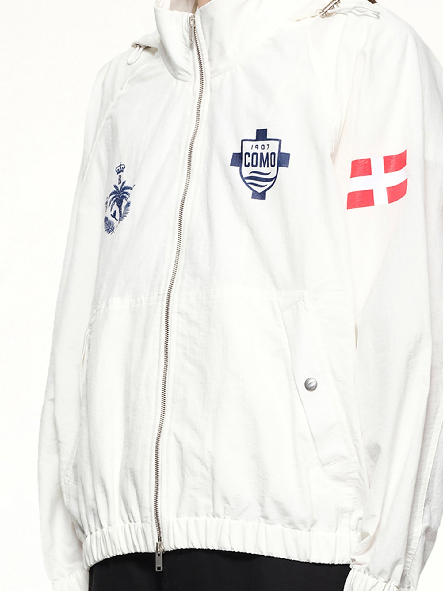 FC Como Track Jacket in White