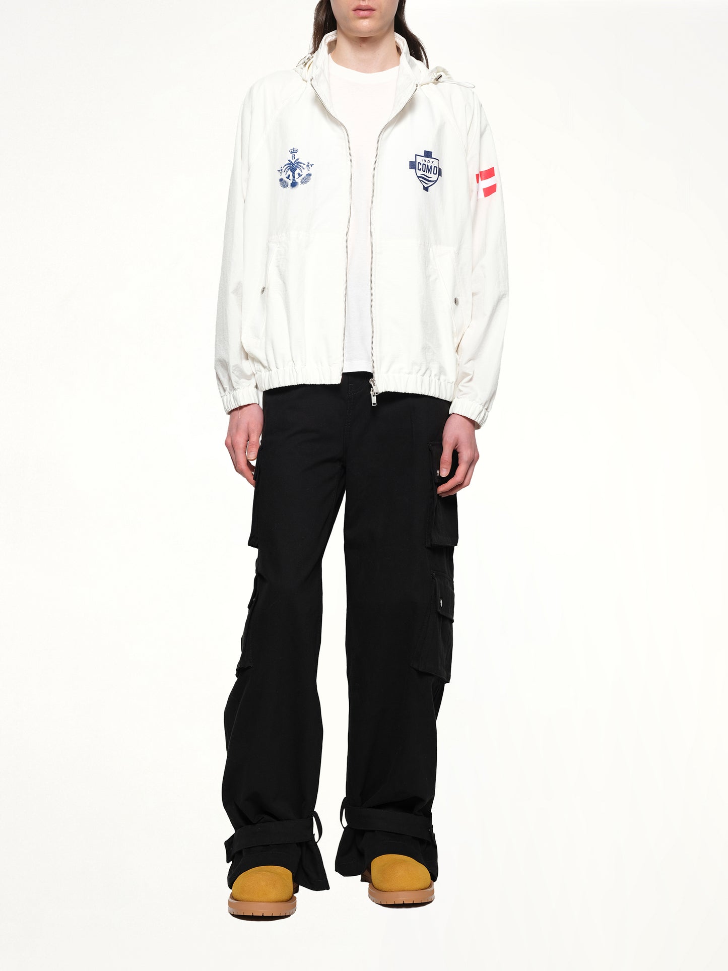 FC Como Track Jacket in White