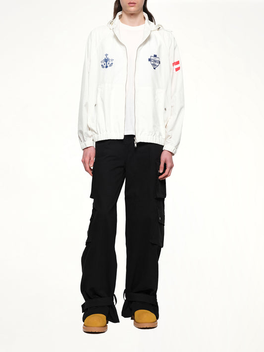 FC Como Track Jacket in White