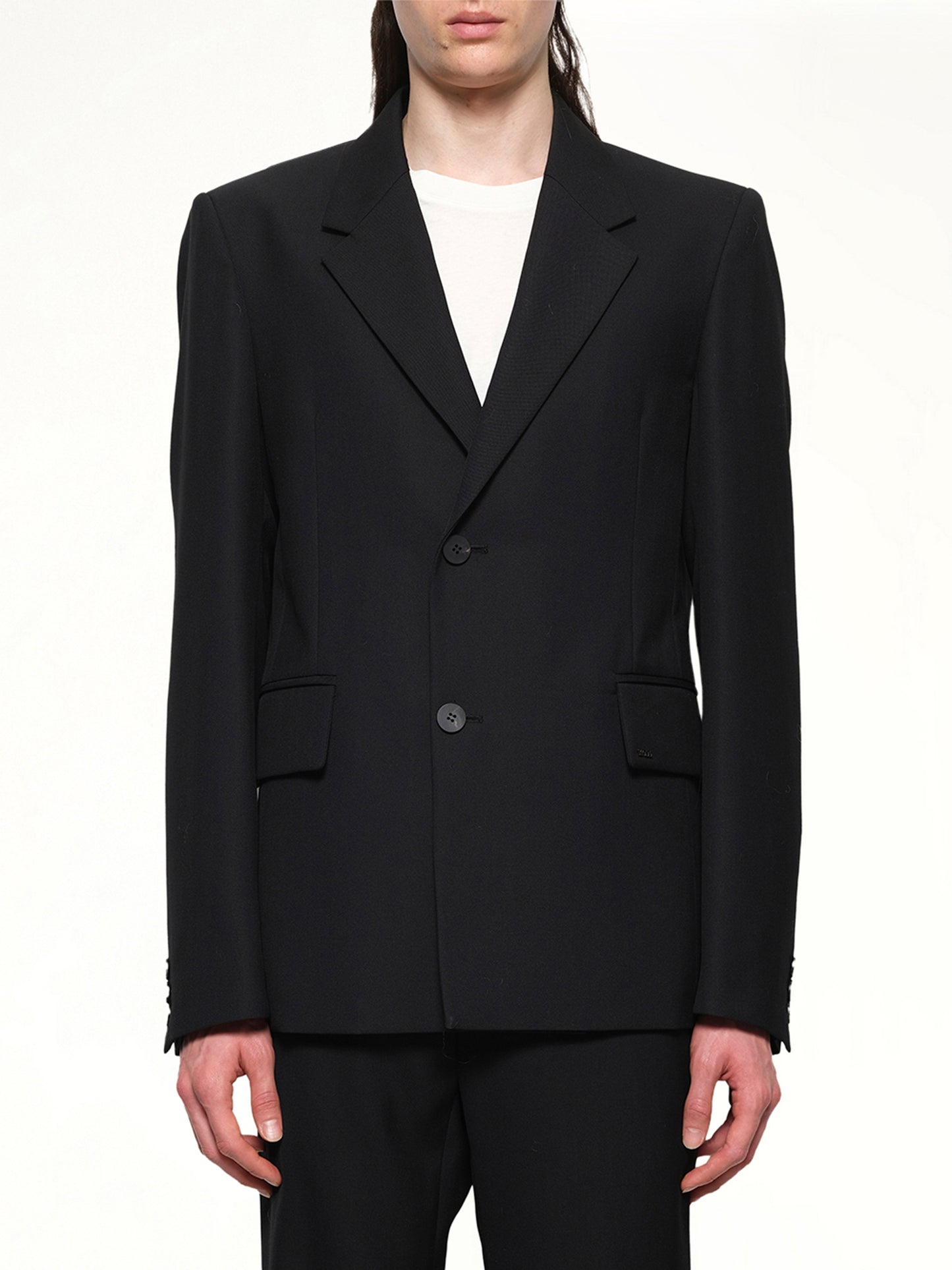 Single Breasted Blazer in Black