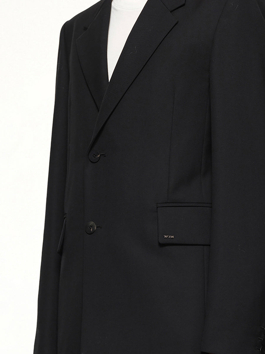 Single Breasted Blazer in Black