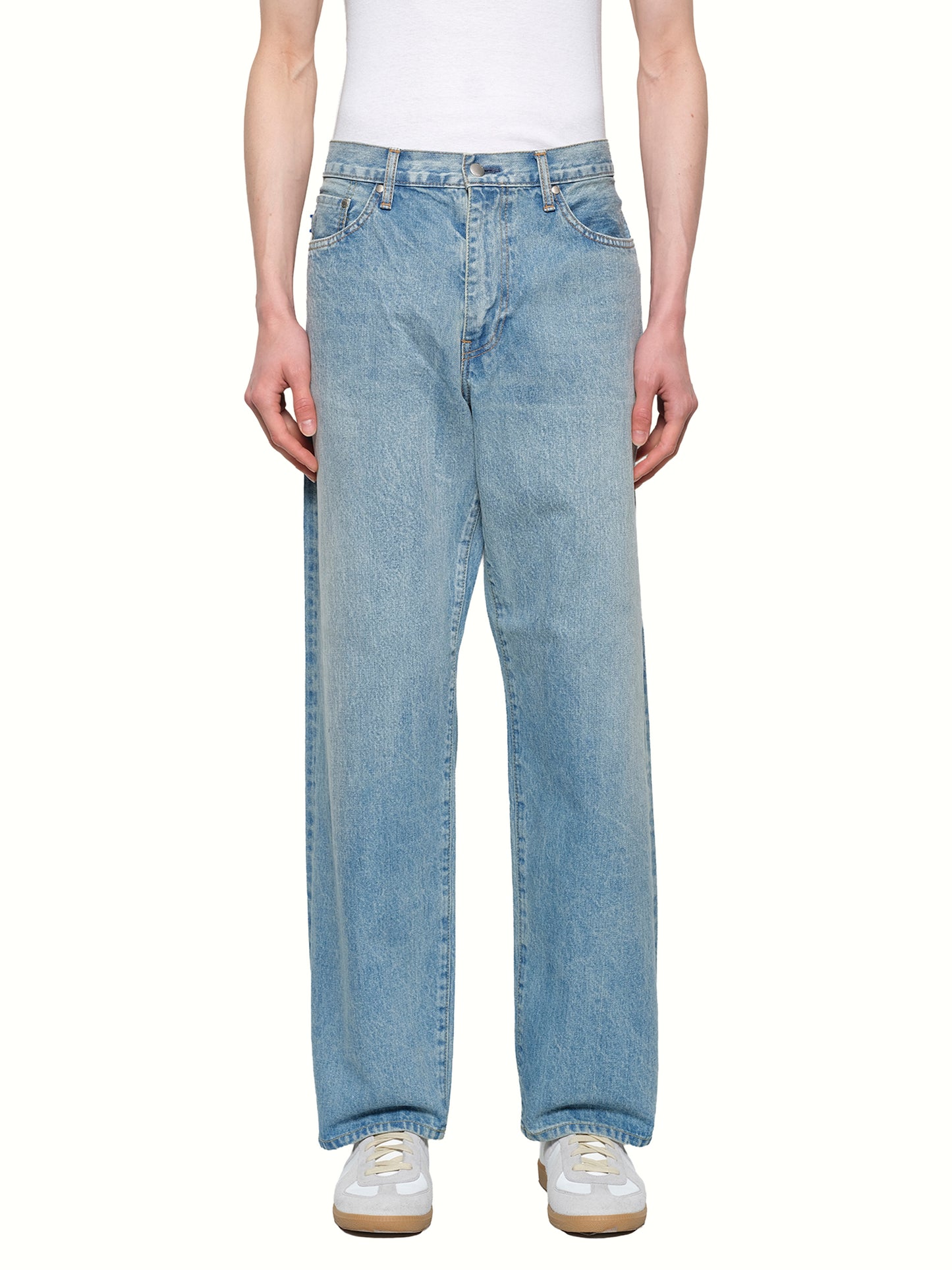 Baggy Fit Denim in Stonewashed Indigo