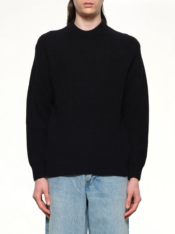 Baby Alpaca Knit in Black