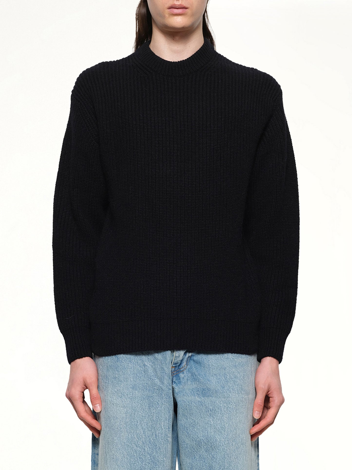 Baby Alpaca Knit in Black