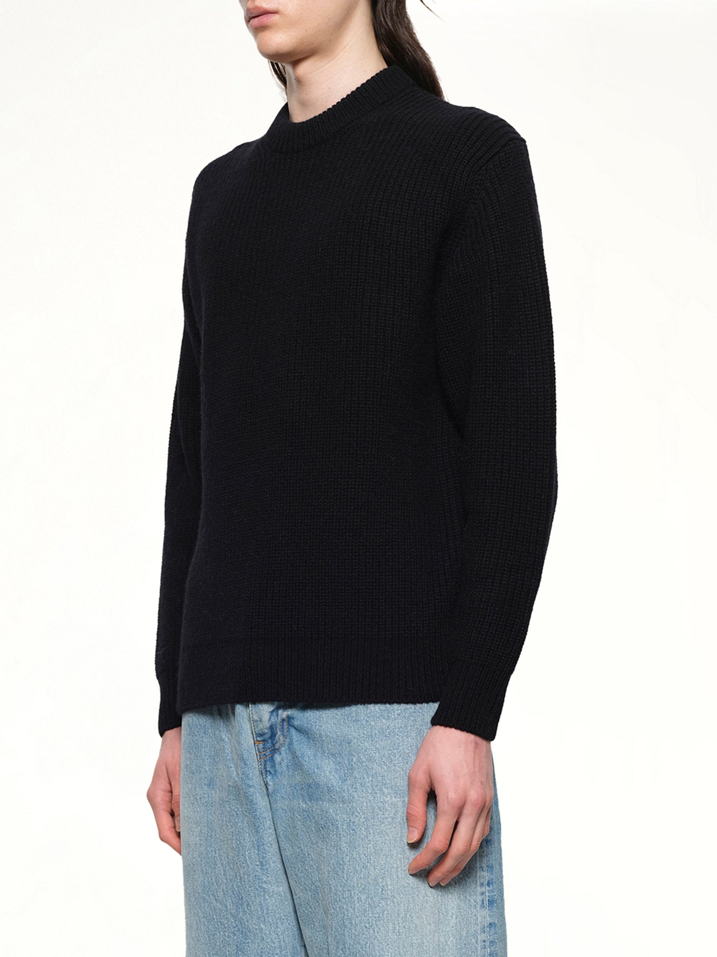 Baby Alpaca Knit in Black